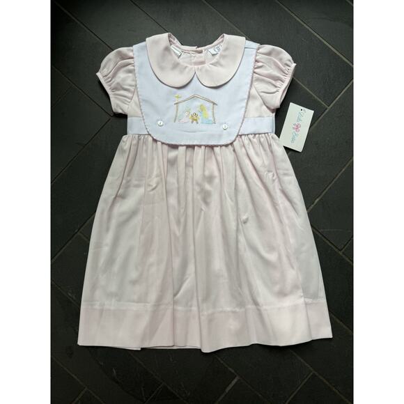 NWT Lulu Bebe Mia Nativity Dress 3T